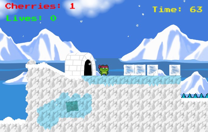 screenshot from Ninja Frog's Adventure